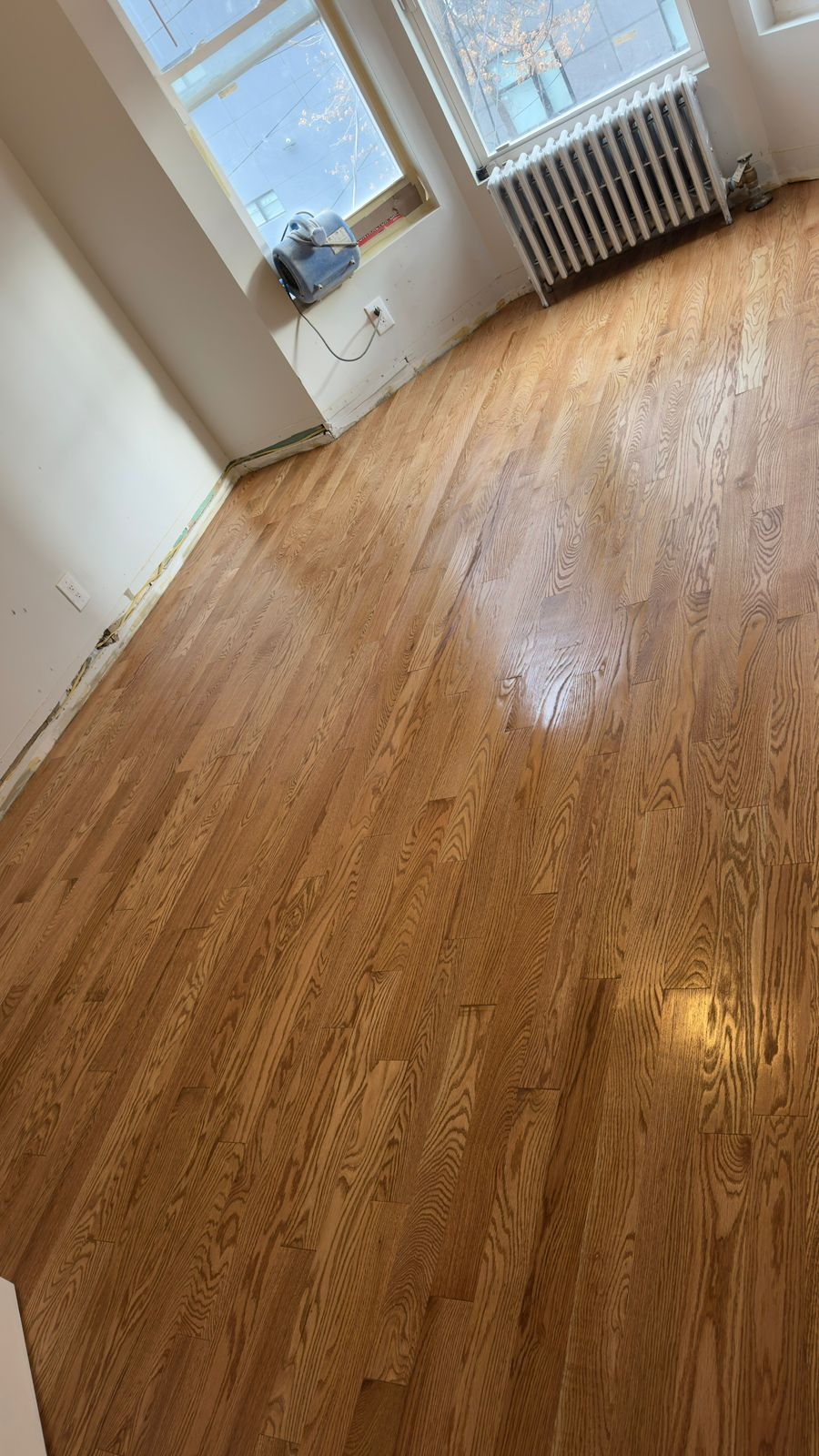 hardwood flooring Yonkers NY sanded and finished floor by AlbStar Renovation