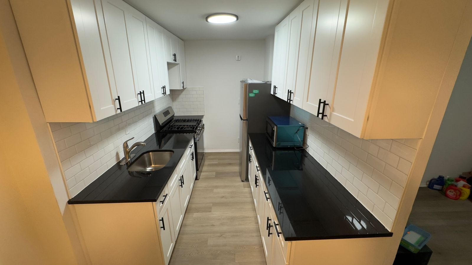 kitchen renovation Yonkers NY after photo by AlbStar Renovation fully remodeled modern kitchen