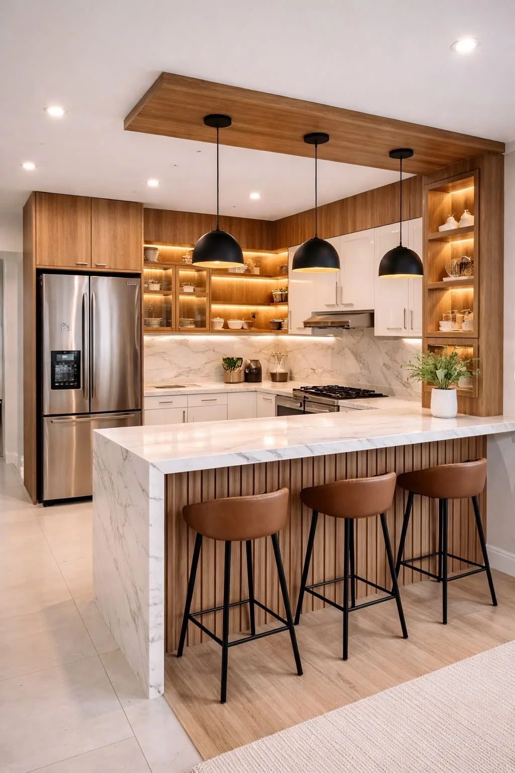 kitchen remodeling Bronx NY cost — renovated modern kitchen by AlbStar Renovation